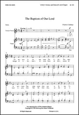 Baptism of Our Lord Unison choral sheet music cover